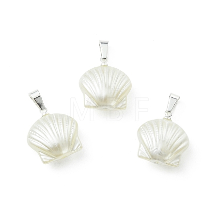 ABS Plastic Imitation Pearl Pendants PALLOY-JF05617-1