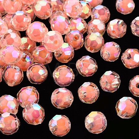 Transparent Acrylic Beads LS-TACR-S152-04B-SS2109-1