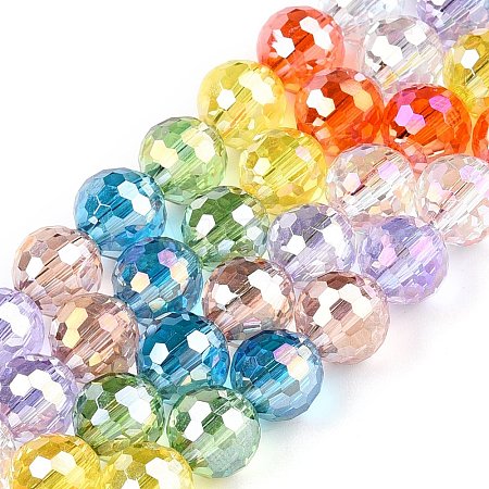 Electroplate Glass Bead Strands X-GLAA-Z006-01H-1