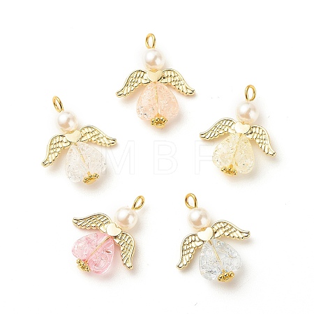 Transparent Acrylic Pendants X-PALLOY-JF01568-1