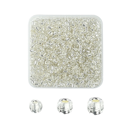 48G 3 Styles Christmas Theme Glass Seed Beads SEED-YW0002-61-1