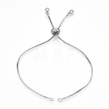 Rack Plating Adjustable Brass Slider Bracelet Making MAK-R025-02P-1-1