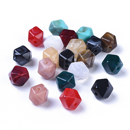 Acrylic Beads OACR-T007-09-M-1