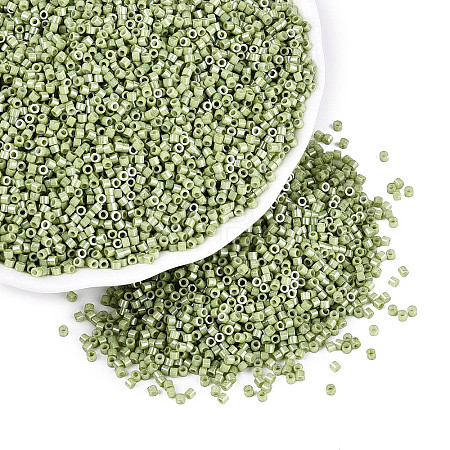 FGB 11/0 Grade A Baking Paint Glass Seed Beads SEED-S030-1037-1