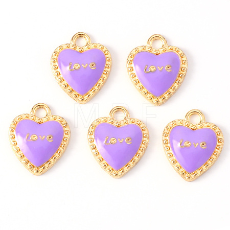 Alloy Enamel Pendants ENAM-S121-038C-1