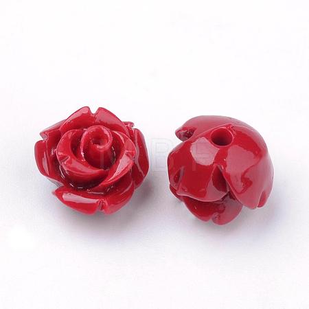 Dyed Synthetic Coral Beads CORA-S023-09N-1