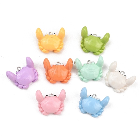 Opaque Resin Pendants X-RESI-I355-03P-03-1