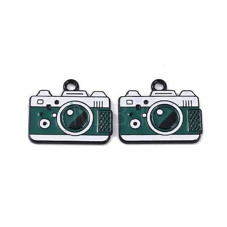 Alloy Enamel Pendants ENAM-R149-12A-EB-1