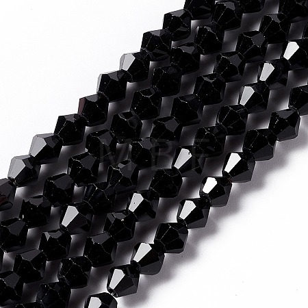 Imitation Austrian Crystal 5301 Bicone Beads GLAA-S026-6mm-10-1