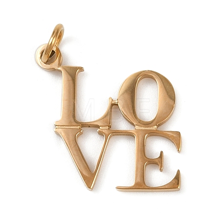 304 Stainless Steel Pendants STAS-K301-03A-G-1