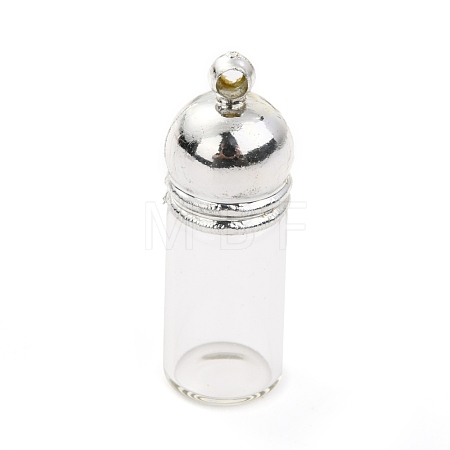 Glass Bottle Pendants GLAA-H105-14A-1