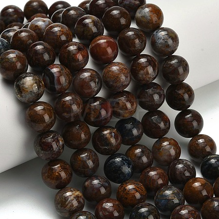 Natural Pietersite Beads Strands G-L642-B16-12mm-1