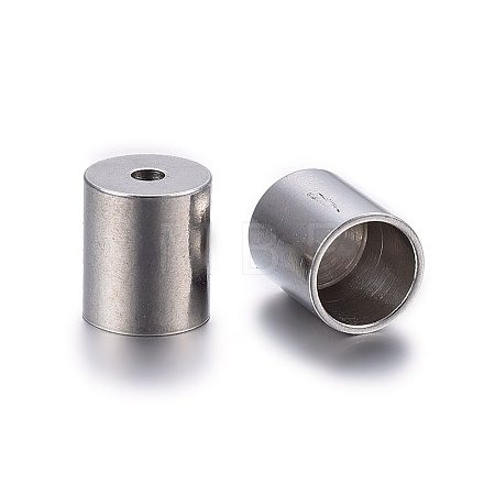 Tarnish Resistant 304 Stainless Steel Cord Ends X-STAS-H467-09P-6mm-1