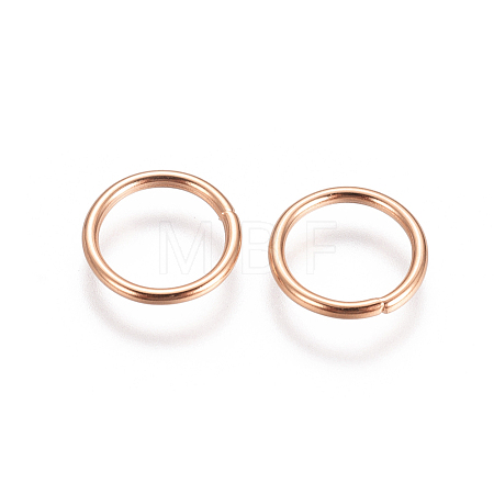 304 Stainless Steel Open Jump Rings STAS-E484-72I-RG-1