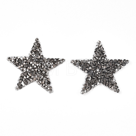 Star Glitter Hotfix Rhinestone DIY-WH0301-92A-04-1