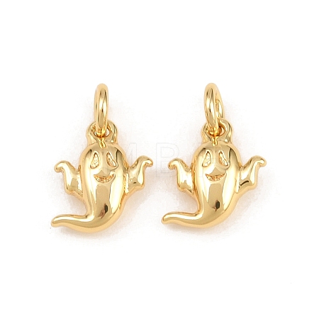 Halloween Brass Charms KK-H292-03G-1