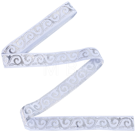Embroidery Polyester Ribbons OCOR-WH0077-98B-1