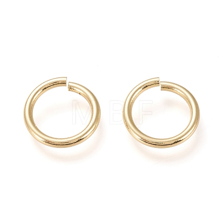 Brass Open Jump Rings KK-L006-017A-G-1