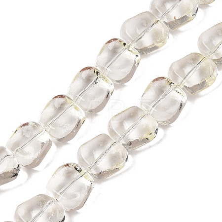 Electroplate Glass Beads Strands EGLA-N012-07C-1
