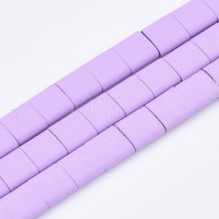 Spray Painted Non-magnetic Synthetic Hematite Beads G-T116-07-09-1