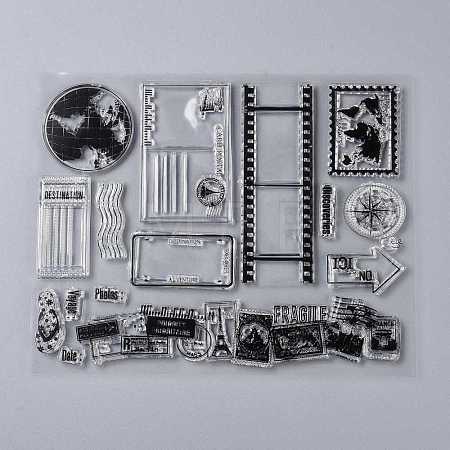 Plastic Stamps X-DIY-M010-A01-1