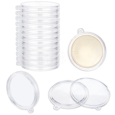20Pcs Transparent Acrylic Big Pendants FIND-FG0002-10-1