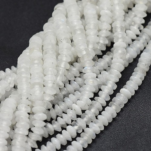 Natural Rainbow Moonstone Beads Strands G-I249-D15-1