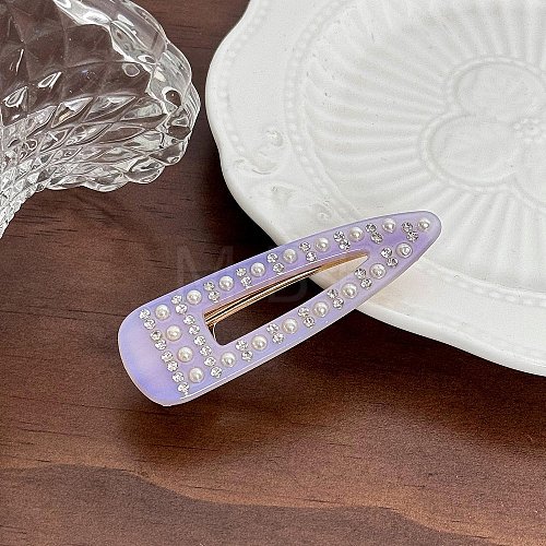 Cellulose Acetate Snap Hair Clips PW-WG5FF85-04-1