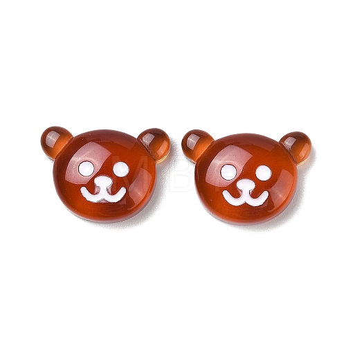 Translucent Resin Animal Decoden Cabochons RESI-M040-03-1-1