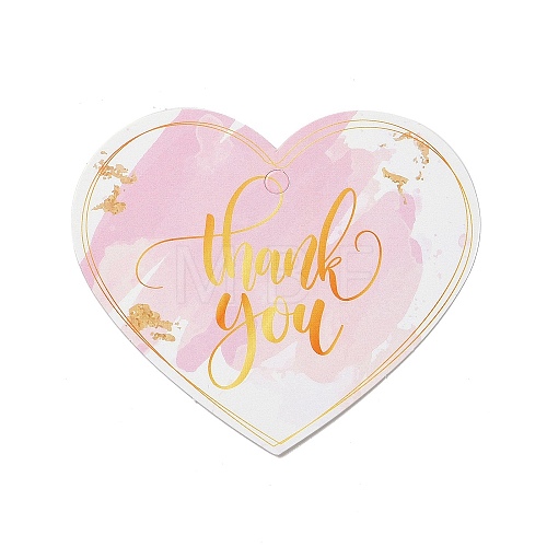 Coated Paper Thank You Greeting Card DIY-C070-01C-1