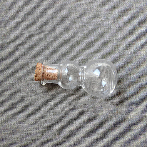 Gourd Shape Miniature Glass Bottles X-BOTT-PW0008-04-1