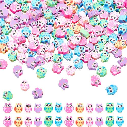  300Pcs Handmade Polymer Clay Beads CLAY-NB0001-60-1