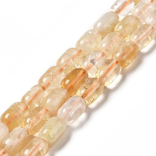 Natural Citrine Beads Strands G-G980-23-1