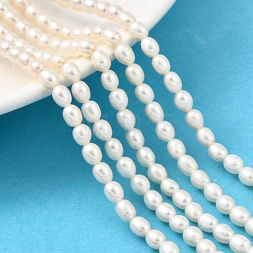 Natural Cultured Freshwater Pearl Beads Strands PEAR-I007-01Q-01D-1