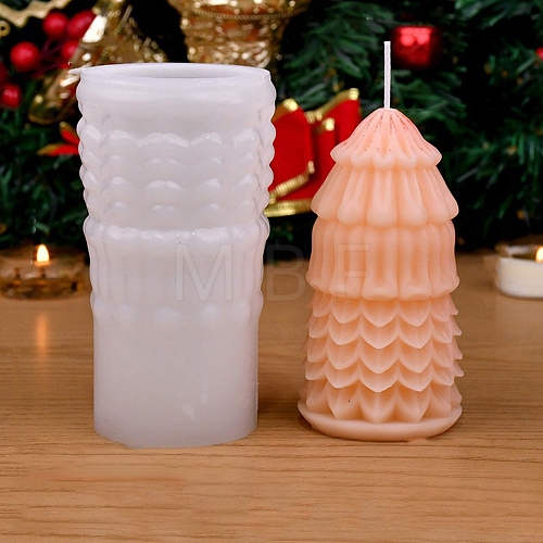 Christmas Cylinder DIY Candle Silicone Molds PW-WGBCED0-03-1