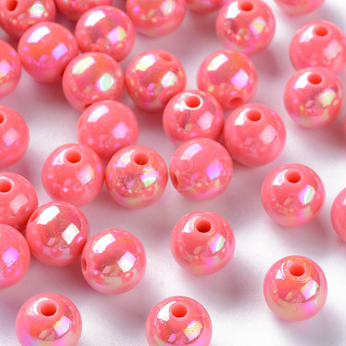 Opaque Acrylic Beads MACR-S370-D10mm-A04-1