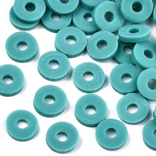 Handmade Polymer Clay Beads X-CLAY-Q251-8.0mm-107-1