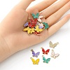 20Pcs 5 Colors Alloy Enamel Pendants ENAM-YW0002-99-3