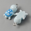 Opaque Resin Pendants RESI-WH0021-71E-2