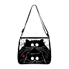 Cat Polyester Shoulder Bags PW-WG04021-06-1