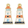 Ocean Alloy Enamel Pendants ENAM-B041-01K-1