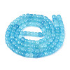 Ombre Effect Dyed Glass Beads Strands GLAA-Q106-05B-A05-2