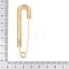 Crystal Rhinestone Safety Pin Brooches JEWB-A040-01C-G-2