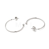 Non-Tarnish 304 Stainless Steel Stud Earring EJEW-H134-02B-P-2