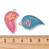 Alloy Enamel Split Pendants X-FIND-Z026-03C-3