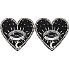 2Pcs Cloth Computerized Embroidery  Sew on Patches PATC-FH0001-39B-1