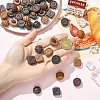 12Pcs 12 Styles Opaque Resin Pendants RESI-CJZ0001-09-4