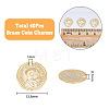 40Pcs Brass Charms KK-DC0002-17-2
