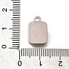 304 Stainless Steel Charms STAS-P381-11P-3