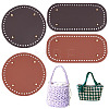   4Pcs 4 Style PU Leather Knitting Crochet Bags Nail Bottom Shaper Pad DIY-PH0009-50-1